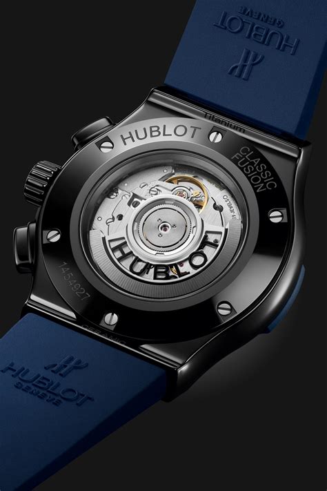 hublot 45mm classic fusion ceramic moonphase blue|Hublot classic fusion titanium 45mm.